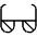 Sunglasses Thin Icon from Phosphor Thin Set