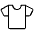 T Shirt Thin Icon from Phosphor Thin Set | Free Download as SVG Vector and Transparent PNG | Streamline icons