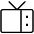 Television Thin Icon from Phosphor Thin Set