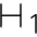 Text H One Thin Icon from Phosphor Thin Set