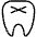 Tooth Thin Icon from Phosphor Thin Set
