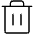 Download free Trash Thin PNG, SVG vector icon from Phosphor Thin set.