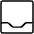 Tray Thin Icon from Phosphor Thin Set