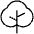 Tree Thin Icon from Phosphor Thin Set | Free Download as SVG Vector and Transparent PNG | Streamline icons