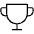 Trophy Thin Icon from Phosphor Thin Set