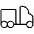 Truck Trailer Thin Icon from Phosphor Thin Set | Free Download as SVG Vector and Transparent PNG | Streamline icons