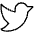 Twitter Logo Thin icon - Free transparent PNG, SVG. No sign up needed.