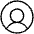 User Circle Thin Icon from Phosphor Thin Set