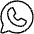 Whatsapp Logo Thin Icon from Phosphor Thin Set