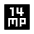 14mp Fill Icon from Sharp Fill - Material Symbols Set