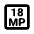 18mp Icon from Rounded Line - Material Pro Set