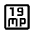 19mp Icon from Outlined Line - Material Symbols Set