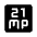 21mp Fill Icon from Rounded Fill - Material Symbols Set