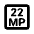 22mp Icon from Rounded Line - Material Pro Set