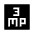 3mp Fill Icon from Sharp Fill - Material Symbols Set