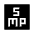 5mp Fill Icon from Sharp Fill - Material Symbols Set