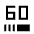 60fps Select Icon from Sharp Line - Material Symbols Set