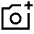 Add A Photo Icon from Sharp Line - Material Symbols Set