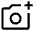 Add A Photo Icon from Outlined Line - Material Symbols Set