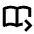 Auto Stories Next Icon from Outlined Line - Material Pro Set