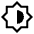 Brightness 6 Icon from Sharp Line - Material Symbols Set