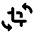 Crop Rotate Icon from Rounded Line - Material Pro Set