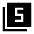 Filter 5 Fill Icon from Sharp Fill - Material Symbols Set