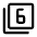 Filter 6 Icon from Rounded Line - Material Symbols Set