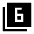 Filter 6 Fill Icon from Sharp Fill - Material Symbols Set