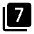 Filter 7 Fill Icon from Outlined Fill - Material Symbols Set