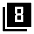 Filter 8 Fill Icon from Sharp Fill - Material Symbols Set