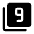 Filter 9 Fill Icon from Rounded Fill - Material Symbols Set