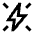 Flash Always On Icon from Outlined Line - Material Pro Set