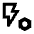 Flash Setting Bolt Icon from Outlined Line - Material Pro Set