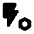 Flash Setting Bolt Fill Icon from Rounded Fill - Material Pro Set