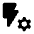 Flash Setting Gear Fill Icon from Rounded Fill - Material Pro Set