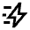 Flash Speed Icon from Sharp Line - Material Pro Set