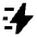 Flash Speed Fill Icon from Outlined Fill - Material Pro Set