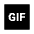 Gif Box Fill Icon from Sharp Fill - Material Pro Set