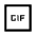 Download free Gif Box PNG, SVG vector icon from Sharp Line - Material Symbols set.
