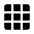 Grid On Fill Icon from Outlined Fill - Material Symbols Set