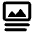 Image Caption Icon from Rounded Line - Material Pro Set