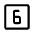 Looks 6 Icon from Rounded Line - Material Symbols Set