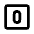 Looks Zero Icon from Rounded Line - Material Pro Set