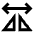 Mirror Horizontal Icon from Sharp Line - Material Pro Set
