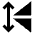 Mirror Vertical Fill Icon from Sharp Fill - Material Pro Set