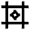 Registration Marks Fill Icon from Sharp Fill - Material Pro Set