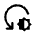Reset Brightness Icon from Rounded Line - Material Symbols Set