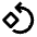 Rotate 90 Degrees Ccw Icon from Outlined Line - Material Pro Set
