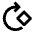 Rotate 90 Degrees Cw Icon from Outlined Line - Material Pro Set